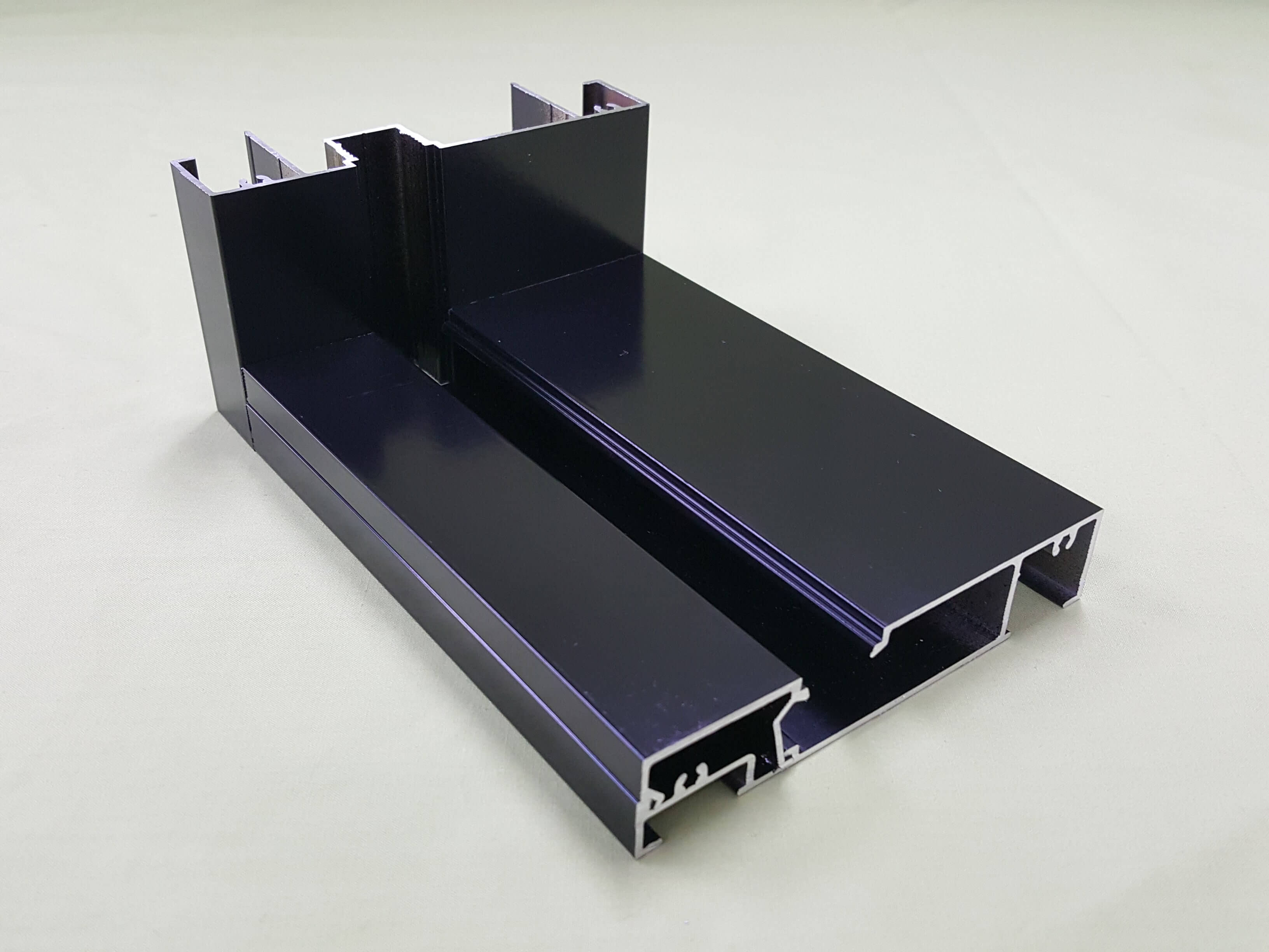 SUPREME 64 GLAZING FRAME KIT BLACK 1200 X 1200
