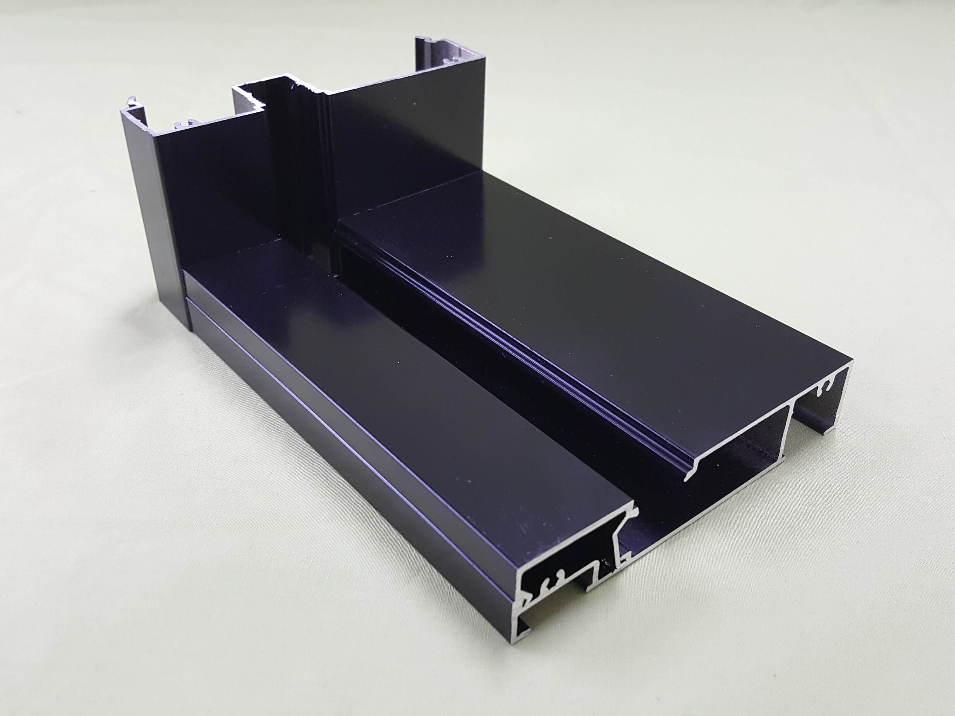 SUPREME 64 GLAZING FRAME KIT WITH ONE MATING STILE BLACK 1200 X 1200