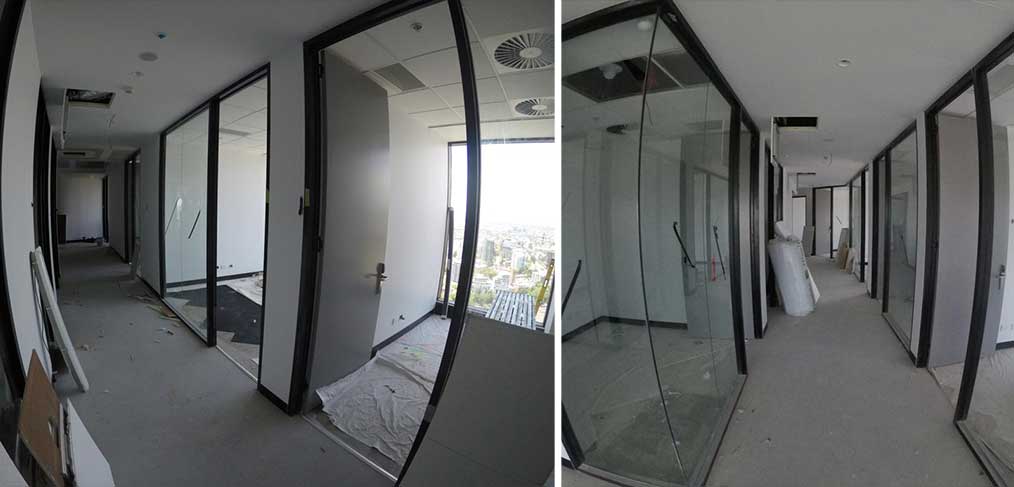 aluminium glass office partition