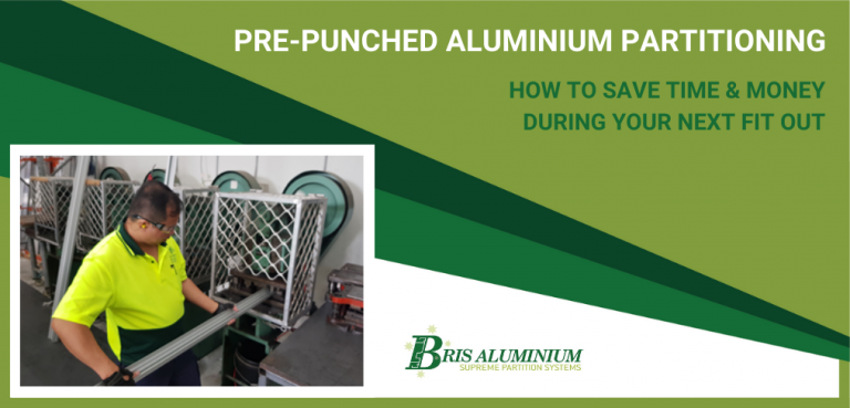 Pre-punched Aluminium Partitioning