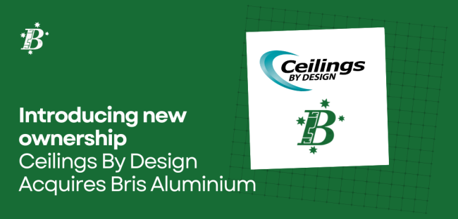 2022-12 new management Introducing new ownership: Ceilings By Design acquires Bris Aluminium