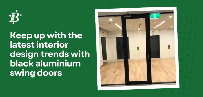 2023-08 black swing door Keep up with the latest interior design trends with black aluminium swing doors